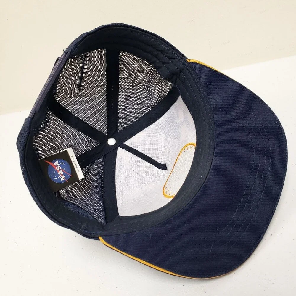 NASA Space Shuttle Blue Tie Dye Mesh Snapback Cap Hat Youth Size